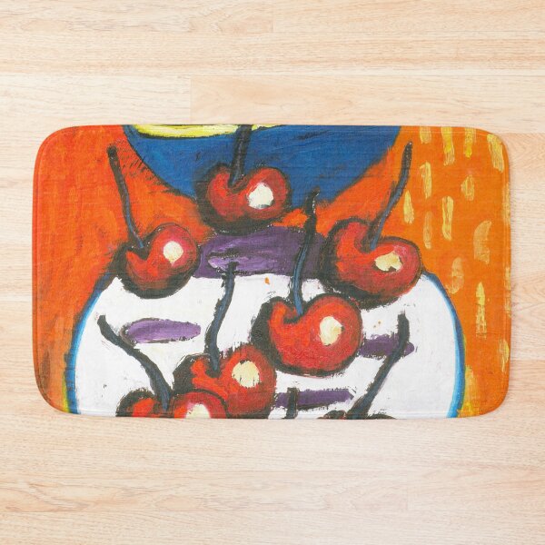 Item preview, BOWL WITH CHERRIES designed and sold by KolbStudios.