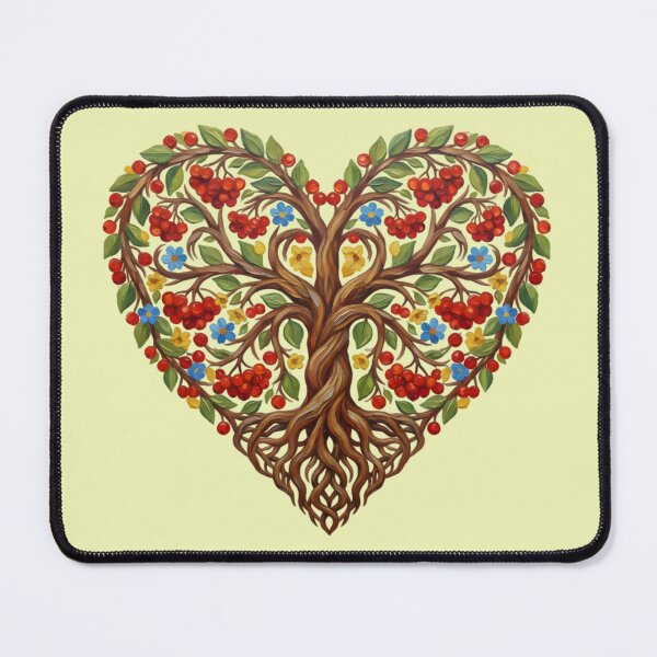 Item preview, Ukraine in My Heart - Tree of Life with Viburnum Berries designed and sold by Valeriia_Isaieva.