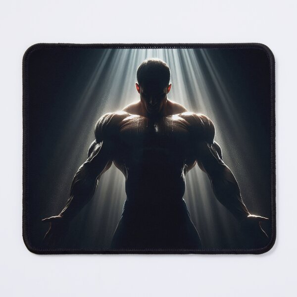 Item preview, Gritty Bodybuilder Post-Workout Fatigue | Moody Dark Fitness Art designed and sold by MouradStudio.