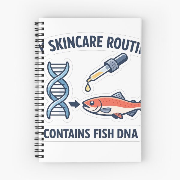 Item preview, Funny Salmon DNA Skincare Design designed and sold by ahfas86.