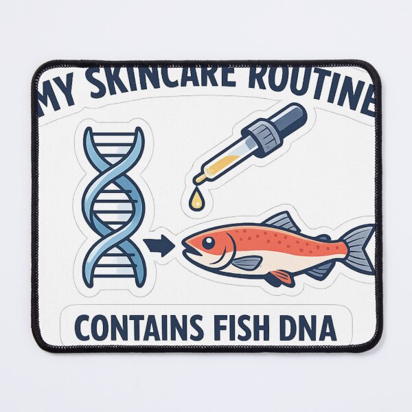 Item preview, Funny Salmon DNA Skincare Design designed and sold by ahfas86.