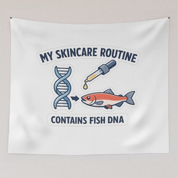 Item preview, Funny Salmon DNA Skincare Design designed and sold by ahfas86.