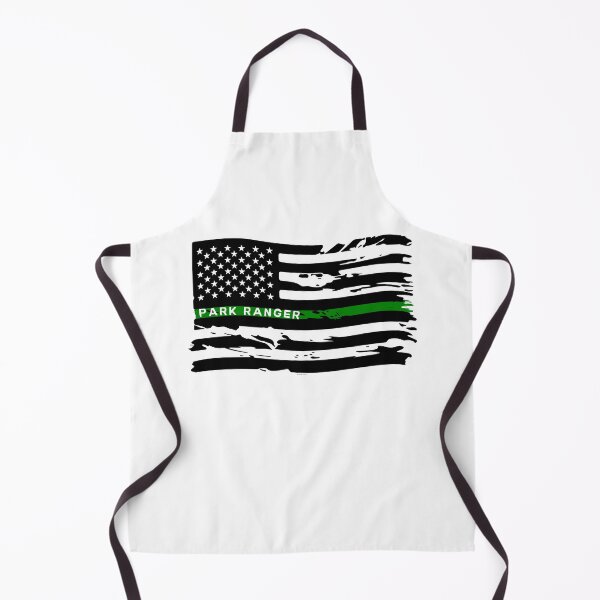 Item preview, Park Ranger Thin Green Line Rustic Flag designed and sold by TomStar Creatives.