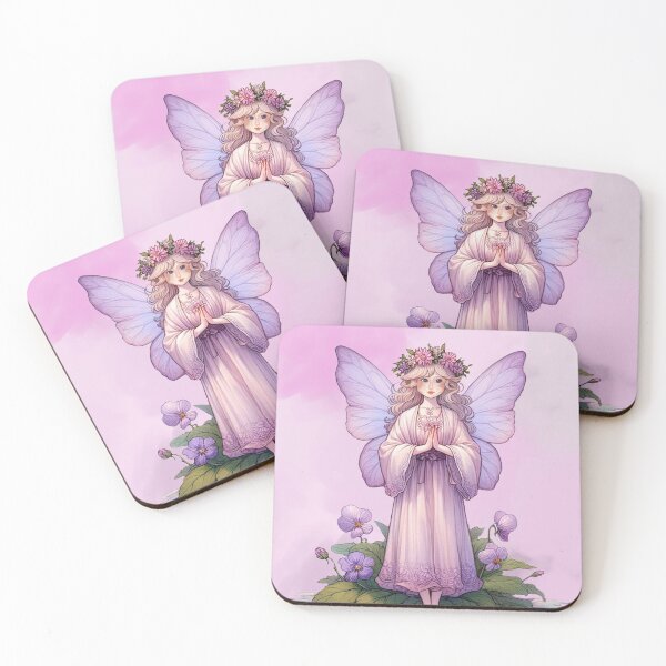 Item preview, Angelic violet fairy designed and sold by Faerieglen.