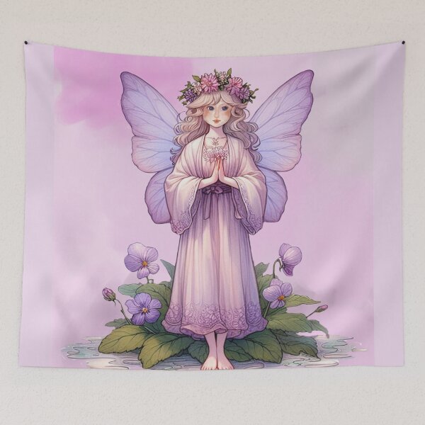 Item preview, Angelic violet fairy designed and sold by Faerieglen.