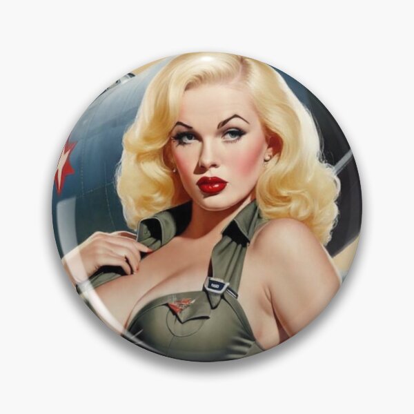 Item preview, Vintage 1940s Pin Up Girl WW2 Army Aviation Poster Art | Retro Rockabilly Pin Up Style designed and sold by MissSaylor.