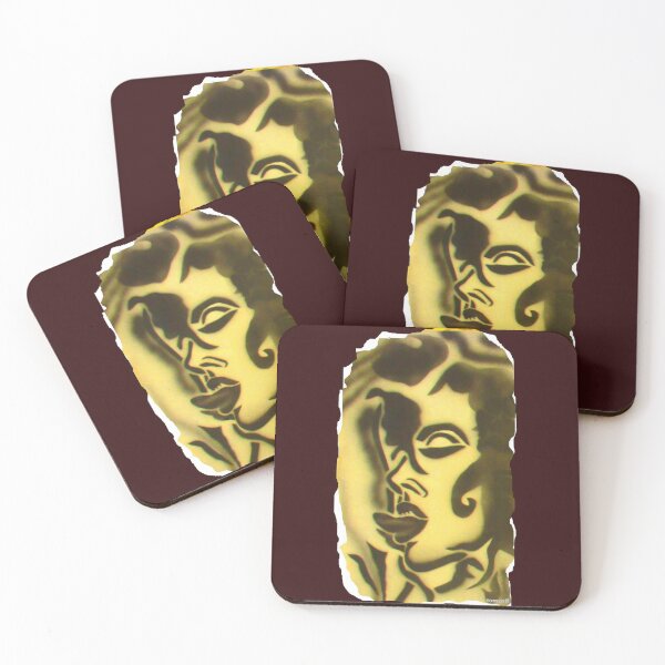 Item preview, A wild woman sticks out her tongue. designed and sold by ZoffArt-Shop.