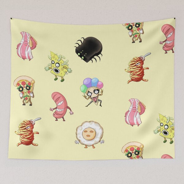 Item preview, Funny Monster Breakfast Food Character designed and sold by makyonokisai.