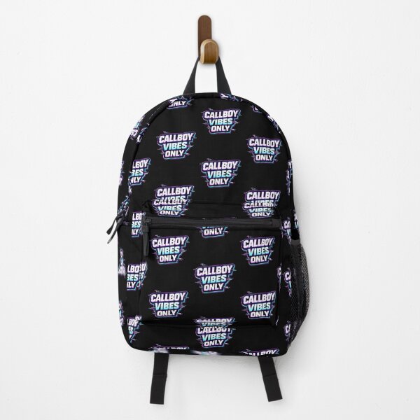 Item preview, Callboy Vibes Only Glitch Text – Neon Music Design designed and sold by Ophira Bloom.