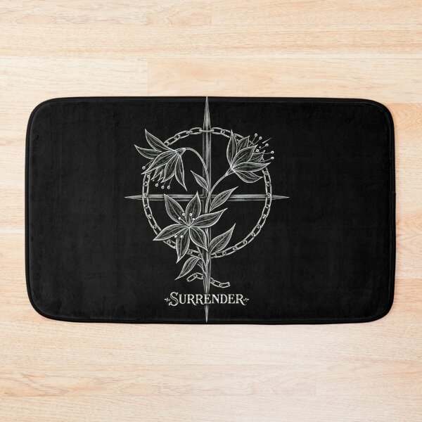 Item preview, Gothic Spear Cross with Chain and White Lilies Surrender Dark Symbolism designed and sold by doinitzart.