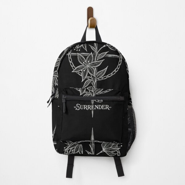 Item preview, Gothic Spear Cross with Chain and White Lilies Surrender Dark Symbolism designed and sold by doinitzart.