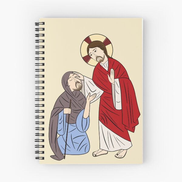 Item preview, Christ Heals the Blind Man designed and sold by CopticByDesign.