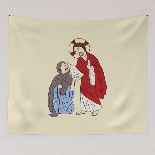 Item preview, Christ Heals the Blind Man designed and sold by CopticByDesign.