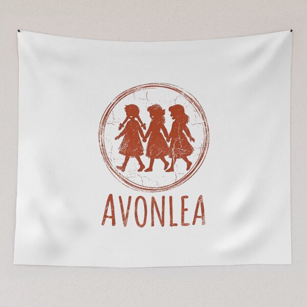 Item preview, Avonlea Stamp Anne of Green Gables Vintage Silhouette designed and sold by Fenay Designs.