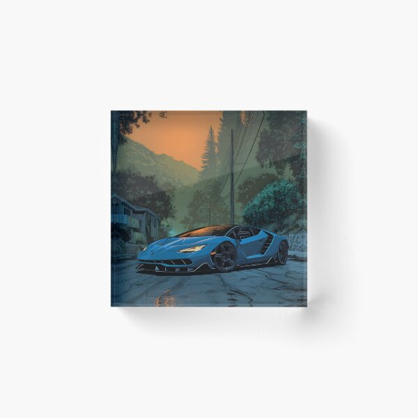 Item preview, Lamborghini Centenario Wall Print – Iconic Supercar Artwork designed and sold by AutoPopStudio.