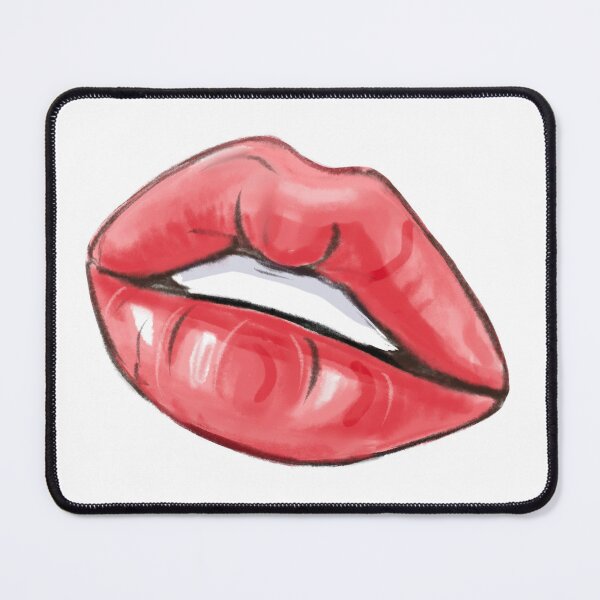Item preview, Glossy Red Lips Pop Art designed and sold by Nata-pattern.