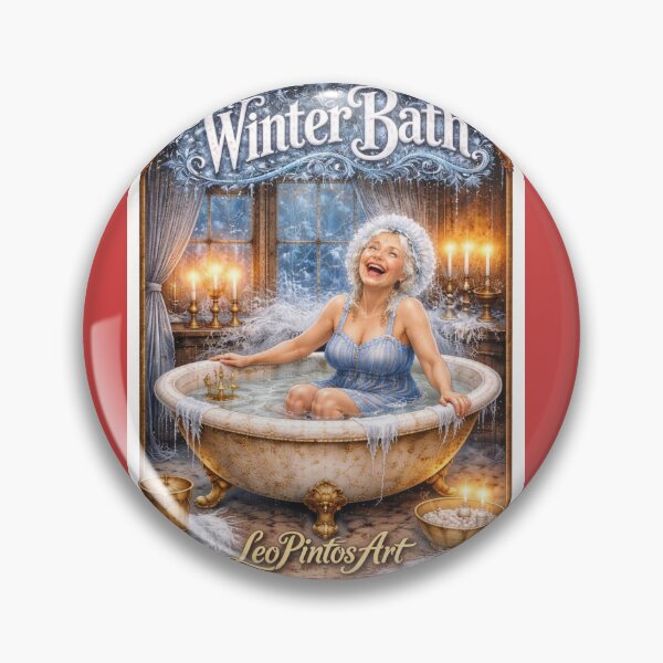Artikelvorschau, LeoPintosArt „Winterbad“ – Exklusiver Vintage-Druck entworfen und verkauft von leonardopintos.