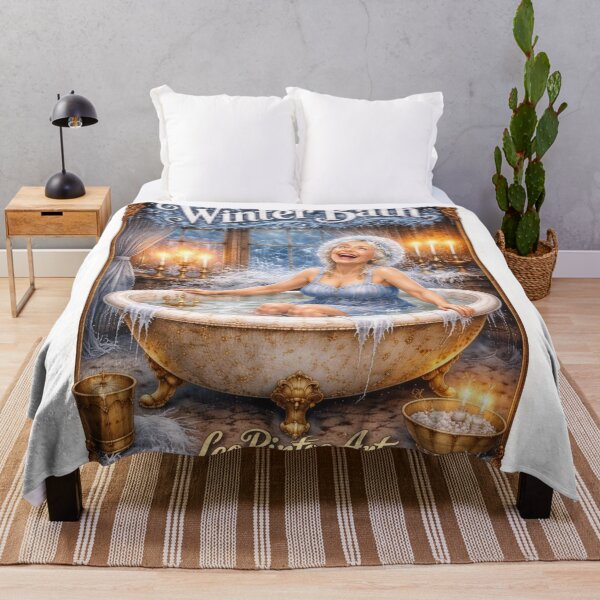 Item preview, LeoPintosArt 'Winter Bath' - Exclusive Vintage Print" designed and sold by leonardopintos.
