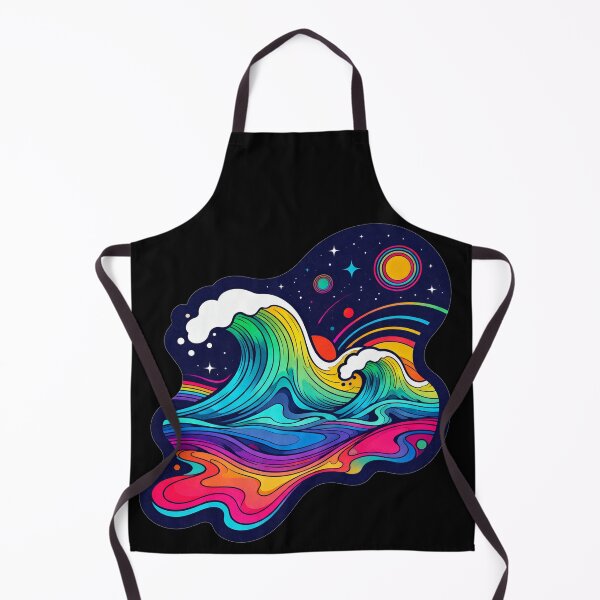 Item preview, Colorful Cosmic Wave – Pop Art Psychedelic Street Art Illustration designed and sold by PLUSHIWORLDtm.