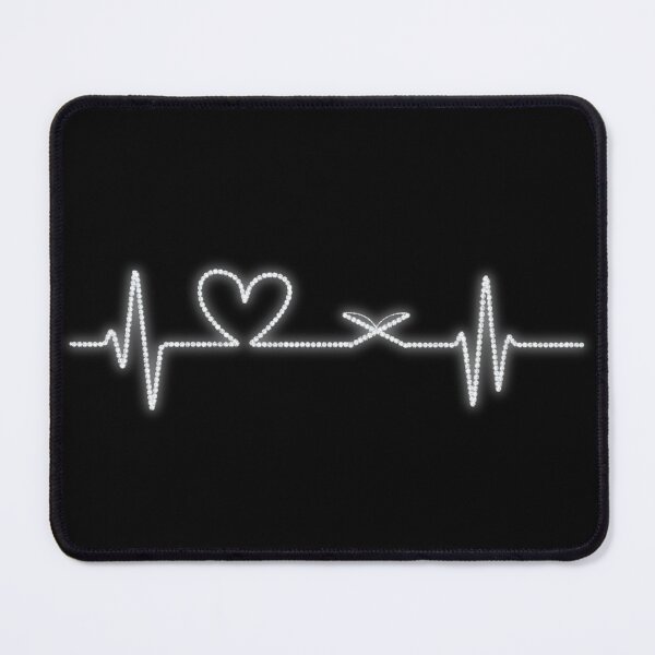Item preview, Islam Is My Heartbeat – Elegant Diamonds Islamic ECG Quran Design designed and sold by D-Islamic.