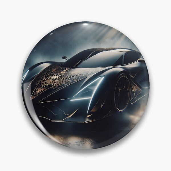 Item preview, Midnight Gold Luxury Car | Sleek Modern Black & Gold Aesthetic designed and sold by MouradStudio.