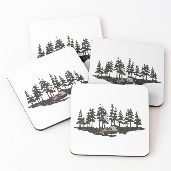 Item preview, Midnight Starry Woods: A Quiet Camping Retreat designed and sold by Shopeon Designs.