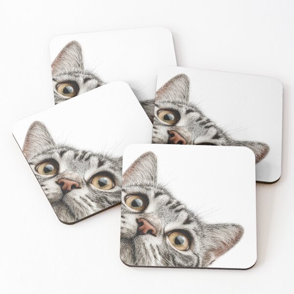Item preview, Gray Peekaboo Tabby designed and sold by Elisabeth Lucas.