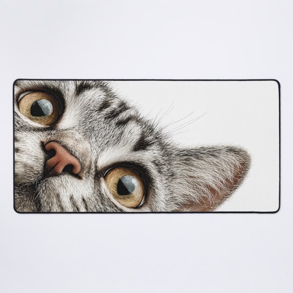 Item preview, Gray Peekaboo Tabby designed and sold by Elisabeth Lucas.