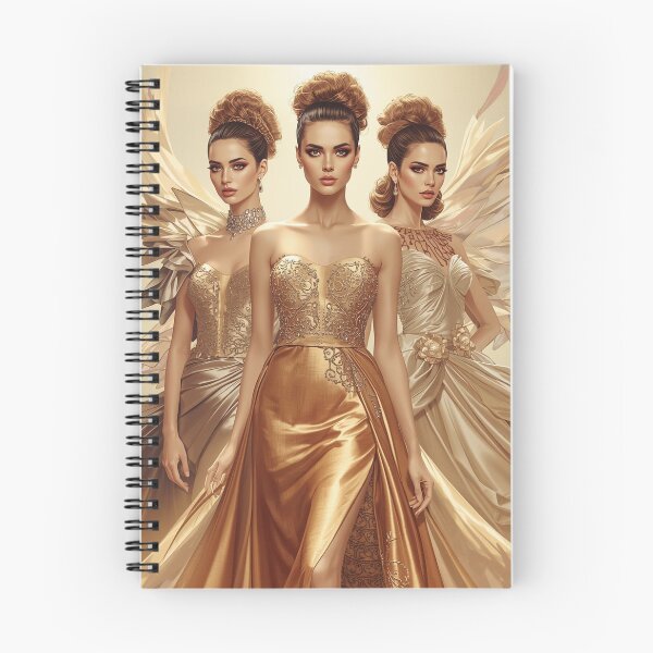 Item preview, Women in golden design designed and sold by BenCoStyle.