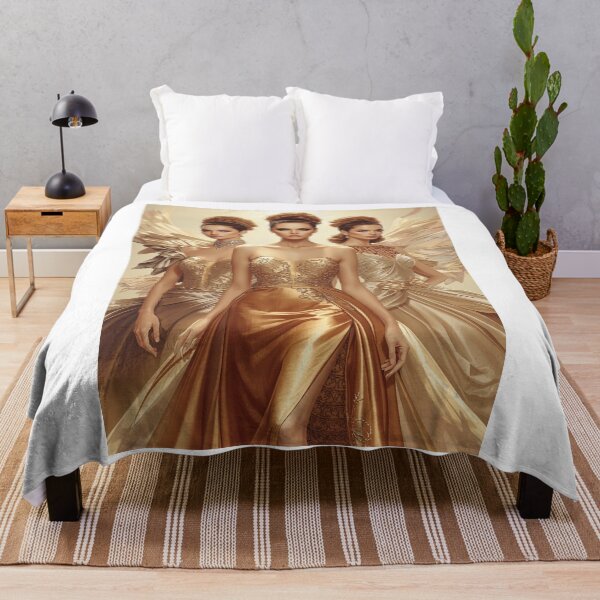 Item preview, Women in golden design designed and sold by BenCoStyle.