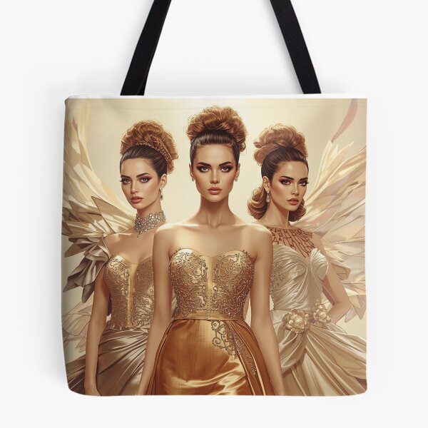 Item preview, Women in golden design designed and sold by BenCoStyle.
