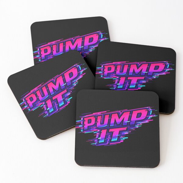 Item preview, PUMP IT Neon Glitch Text designed and sold by Ophira Bloom.