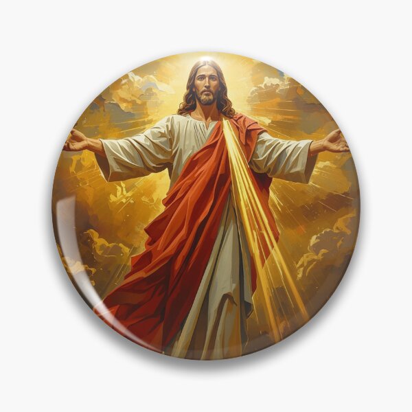 Aperçu de l'œuvre Miséricorde divine de Jésus-Christ — Décorations murales, vêtements et cadeaux chrétiens, et bien d'autres produits créée et vendue par EvolusionPro.