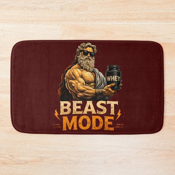 Item preview, Beast Mode – Powerful Gym Motivation Fitness Design designed and sold by Gym4Studio.
