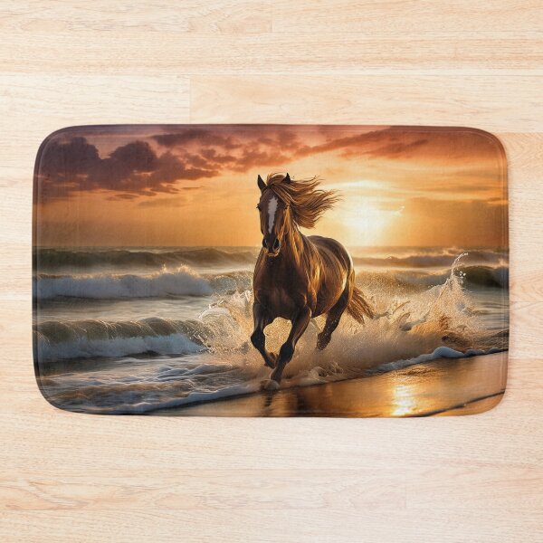 Item preview, Horse on a Beach at Sunset designed and sold by Kathy Weaver.