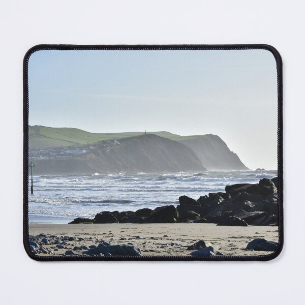 Item preview, Borth, Mid Wales - Sea, Rocks & Cliff designed and sold by Irene168.