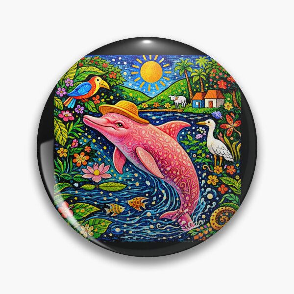 Item preview, Abyssal Dream of the Pink Amazonian River Dolphin #13 designed and sold by Helios Be. Lavsh.