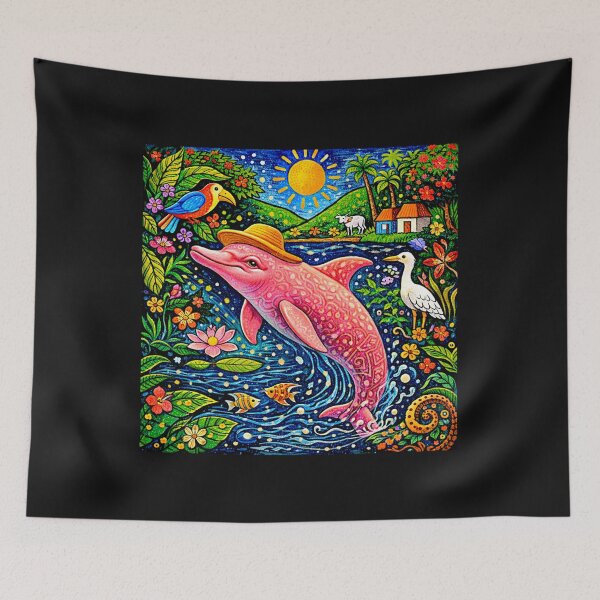 Item preview, Abyssal Dream of the Pink Amazonian River Dolphin #13 designed and sold by Helios Be. Lavsh.