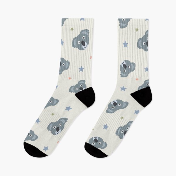 Item preview, Cute Retro Koala Face and Stars Boho Seamless Pattern designed and sold by koohstudio.