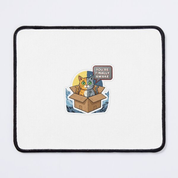 Item preview, Schrodinger's Cat - Finally Awake? designed and sold by InternetMemeStore.