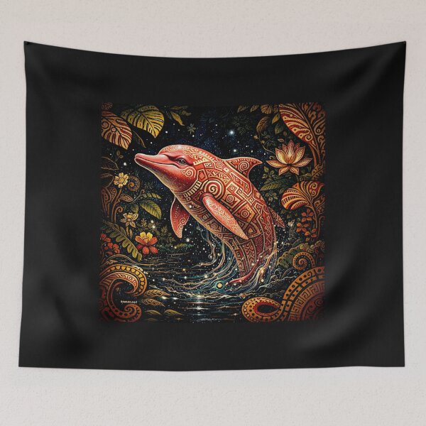 Item preview, Abyssal Dream of the Pink Amazonian River Dolphin #14 designed and sold by Helios Be. Lavsh.
