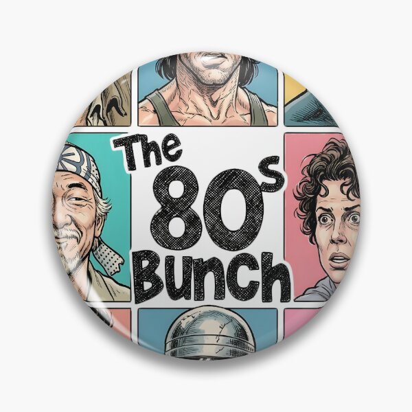 Item preview, 80s Bunch Action Heroes Collage Shirt designed and sold by MikeMoreArt.