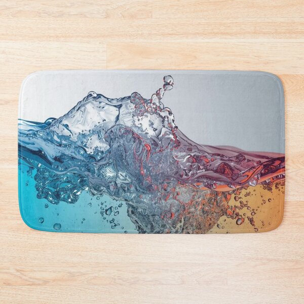 Item preview, Refreshing Blue Water Splash with Sunset Gradient designed and sold by AAMHdesigns.