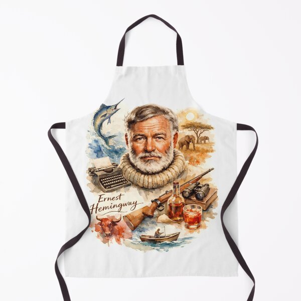 Item preview, Ernest Hemingway designed and sold by Sarcastic designs.