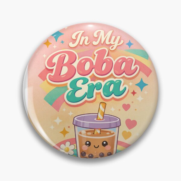 Item preview, In My Boba Era Cute Kawaii Art Design designed and sold by Item Geeks.