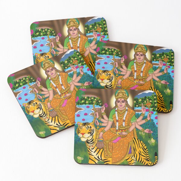 Item preview, Goddess Kushmanda Divine Design – Navadurga Hindu Spiritual Artwork designed and sold by Harshit_Digital_Arts.