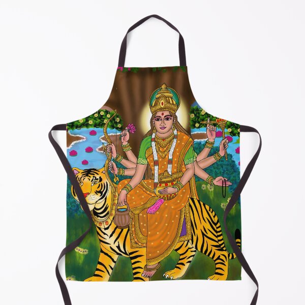 Item preview, Goddess Kushmanda Divine Design – Navadurga Hindu Spiritual Artwork designed and sold by Harshit_Digital_Arts.