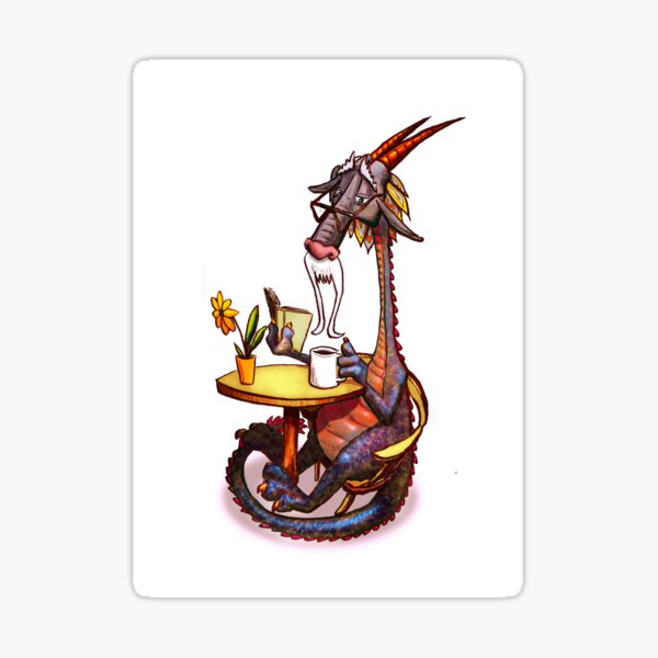 Black Dragon Sticker