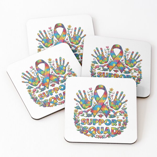 Item preview, Support Squad Autism Acceptance Autistic designed and sold by Thread&Fable.