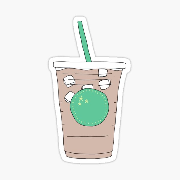 Iced Coffee Starbucks Style Sticker – Made In The Mitten